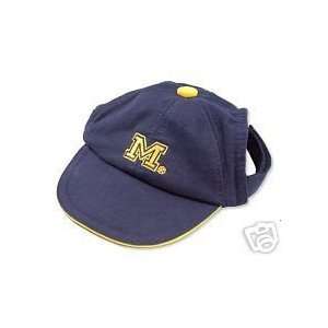   of Michigan Dog Pet Baseball Style Hat Cap MED/LRG