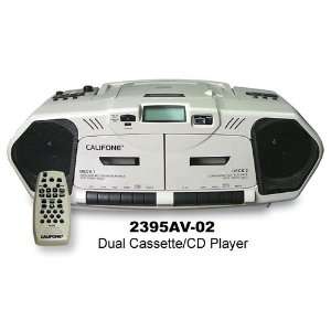CD Player   dual cassette recorder / players 20 track programmable CD 