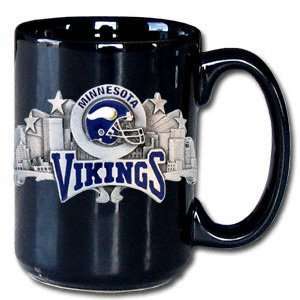  Minnesota Vikings 12oz Black Coffee Mug