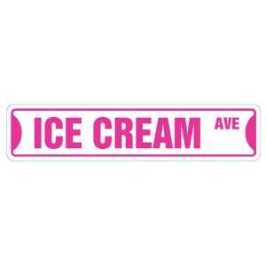  ICE CREAM Street Sign shop lover new store gift scoop 