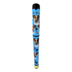  Jack Russell Dog Rollerball .7mm Refillable Gel Pen W Grip 