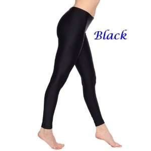 Shiny Opaque Neon Color / Fluorescent Footless Skinny Tights Leggings 