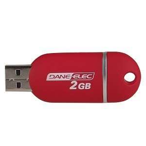  Dane Elec zMate Pen Nacre 2GB USB 2.0 Flash Drive (Red 