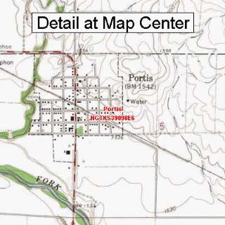   Quadrangle Map   Portis, Kansas (Folded/Waterproof)