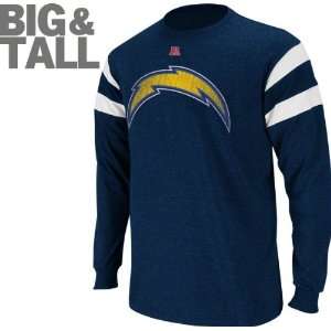 San Diego Chargers Big & Tall End of Line III Long Sleeve Jersey Shirt 
