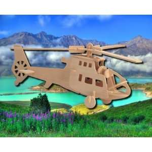  Chopper 3D Woodcraft Construction Kit Toys & Games