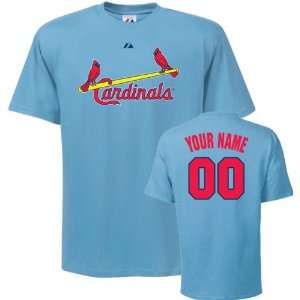  St. Louis Cardinals T Shirt Personalized Cooperstown Name 