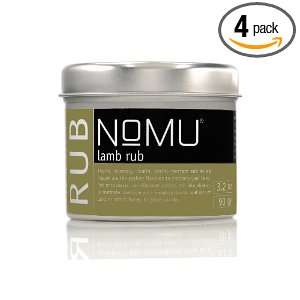 NoMU Rub, Lamb Rub, 3.2 Ounce Tins (Pack of 4)  Grocery 