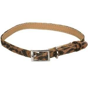   mm Charm Collar in Leopard Print, X Small, ColorBrown