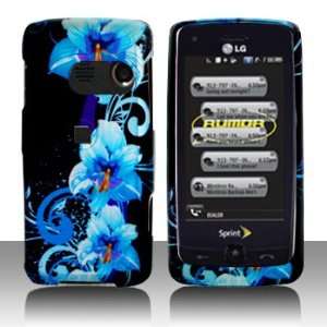  LG Rumor Touch LN510 Banter Touch UN510 Blue Flower Hard 