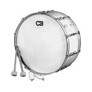   IS3650W 10 x 26 Scotch White Marching Bass Drum Musical Instruments