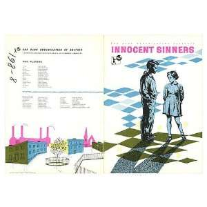  Innocent Sinners Original Movie Poster, 8.25 x 11.5 