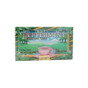San Francisco Herb & Natural Food Co. Peppermint Herbal Tea    24 Tea 