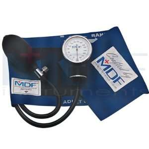 MDF Professional Aneroid Sphygmomanometer with Attached Stethoscope 