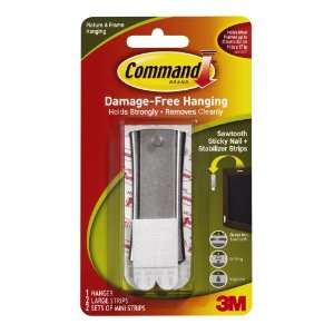    3M Command 17047 Sticky Nail Sawtooth Hanger