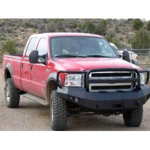  Winch Bumper Front With Full Grill Guard 2005 2007 Ford 