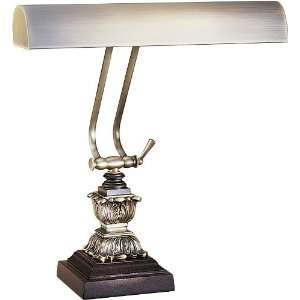   Brass Finish With Cordovan Accents Piano Desk Lamp