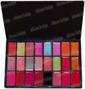 NEW 24 Color Lip Gloss Lipstick palette  