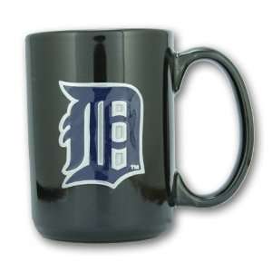 Detroit Tigers Black Ceramic Mug