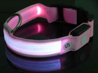 THE second generation LED Pet Dog Safety Collar Changeable Flashing 