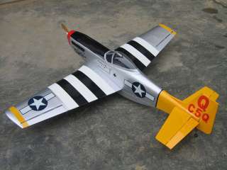 60 .91 RC Fighter Plane P 51 Mustang Airplane ARF Kit  