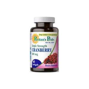  Triple Strength Cranberry 500 mg 60 Softgels Health 