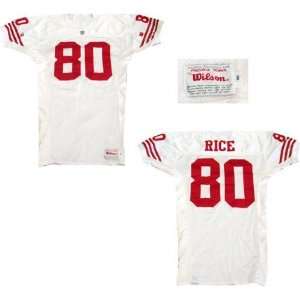 Jerry Rice Unsigned Game Used 1994 San Francisco 49ers Jersey   NFL 