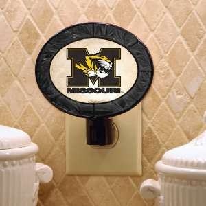   of 3 NCAA Missouri Tigers Stained Glass Night Lights