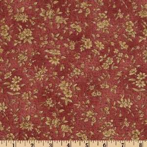  42 Wide Floral Trellis Rose Madder Fabric By The Yard 