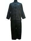 chinese mens silk satin kung fu tai chi Clothes suit size M XXL