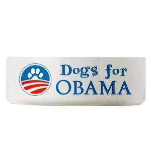 Dogs for Obama Dog Large Pet Bowl by  Pet 