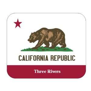  US State Flag   Three Rivers, California (CA) Mouse Pad 