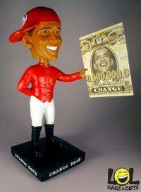 Anti Obama Outta Da Hood Lawn Jockey Bobblehead Doll OMG  