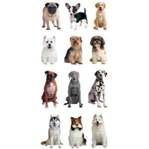  Mini Dogs Scrapbook Stickers Arts, Crafts & Sewing