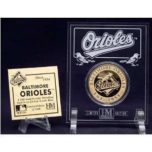 Baltimore Orioles 24Kt Gold Coin In Archival Etched 