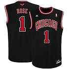   Derrick Rose Chicago Bulls Revolution 30 Performance Jersey Black