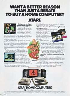 1984 Atari Home Computer Better Reason To Buy Print Ad  