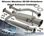 1995 1999 NISSAN MAXIMA 2.25 N1 CATBACK EXHAUST W/ 4  (Fits 1995 