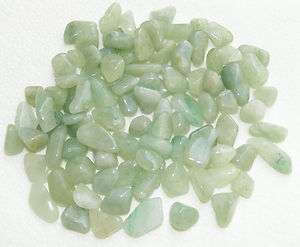 GREEN AVENTURINE Tumbled Stone Rocks Crystal Healing SM MED Jewelry 1 