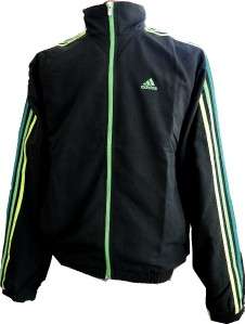 Mens $90 ADIDAS Essential 3 Stripe Woven WARM UP SUIT Track JACKET 