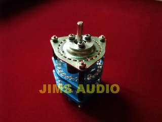 Dual gang 24 position silver rotary switch mil grade   
