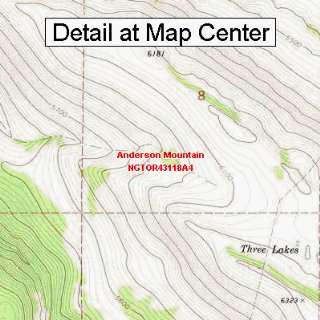   Map   Anderson Mountain, Oregon (Folded/Waterproof)