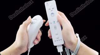 Remote And Nunchuk Controller Set For Nintendo Wii Game Comfortable 