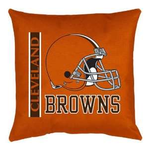  Cleveland Browns NFL Locker Room Collection Toss Pillow 