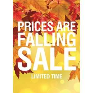  Prices Are Falling Autumn Sale 2 Sign