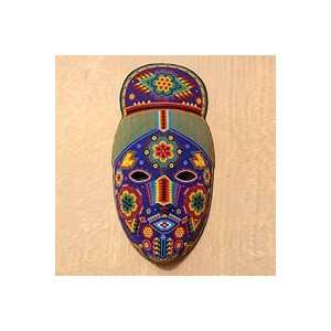  NOVICA Beadwork mask, Life, Fortune and Success