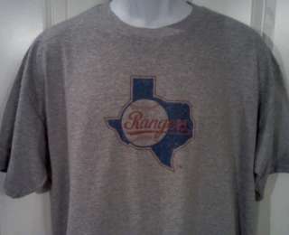 Texas RANGERS 1980s Throwback Logo T Shirt Medium  