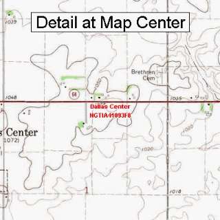   Map   Dallas Center, Iowa (Folded/Waterproof)