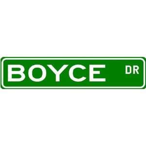 BOYCE Street Name Sign ~ Family Lastname Sign ~ Gameroom, Basement 