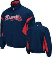 Atlanta Braves Authentic Majestic Therma Base Jacket  